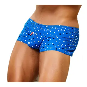 Men's Underwear Boxers Cotton Underpants High Quality Male Panties Boxer Shorts Plaid Point Comfortable Lounge Loose Underwears