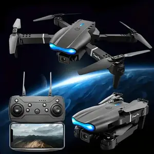 E99 Drone with Camera, Foldable RC Quadcopter for Adults Beginners, Remote Control Drone, Christmas Gift
