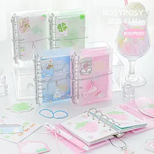 M5 Portable Binder Notebook Planner Yearly Daily Weekly Agenda Book Journal Book Kawaii School Stationery