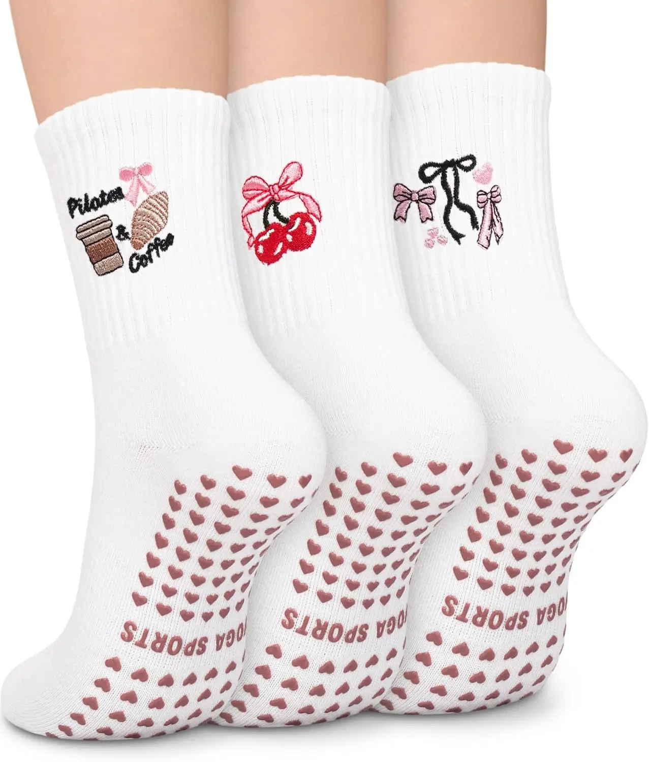 Pilates/Lagree Socks (3 Pair Pack)