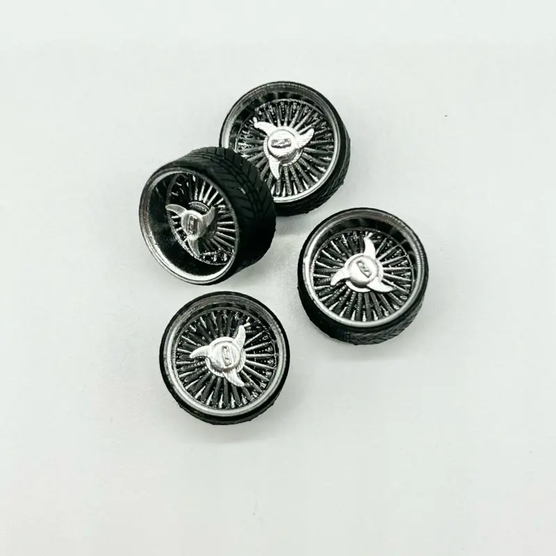 12mm Chrome Chevy Spoke Rep 3D Specialty Wheels.