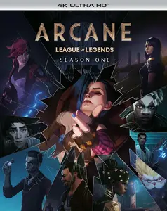 Arcane: League of Legends: Season One  [4K ULTRA HD BLU-RAY MOVIE] With Blu-Ray, 4K Mastering, Boxed Set, Sign Language, Subtitled