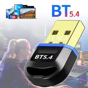 USB Bluetooth 5.4 Adapter for PC,Plug & Play for Windows 11/10/8.1, Bluetooth Receiver & Transmitter for Keyboard/Mouse/Headphone/Speakers/Printer