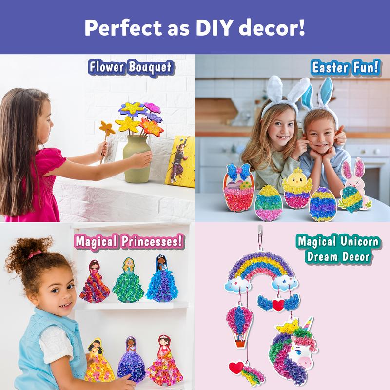 Skillmatics Poke-in Art - Art & Craft Activity, Mess-Free Art for Kids, DIY Kit, Gifts for Girls & Boys Ages 4 to 9 Creative Play Artistic