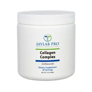JayLab Pro Collagen Complex hydrolyzed collagen peptides for easier digestion and absorption.