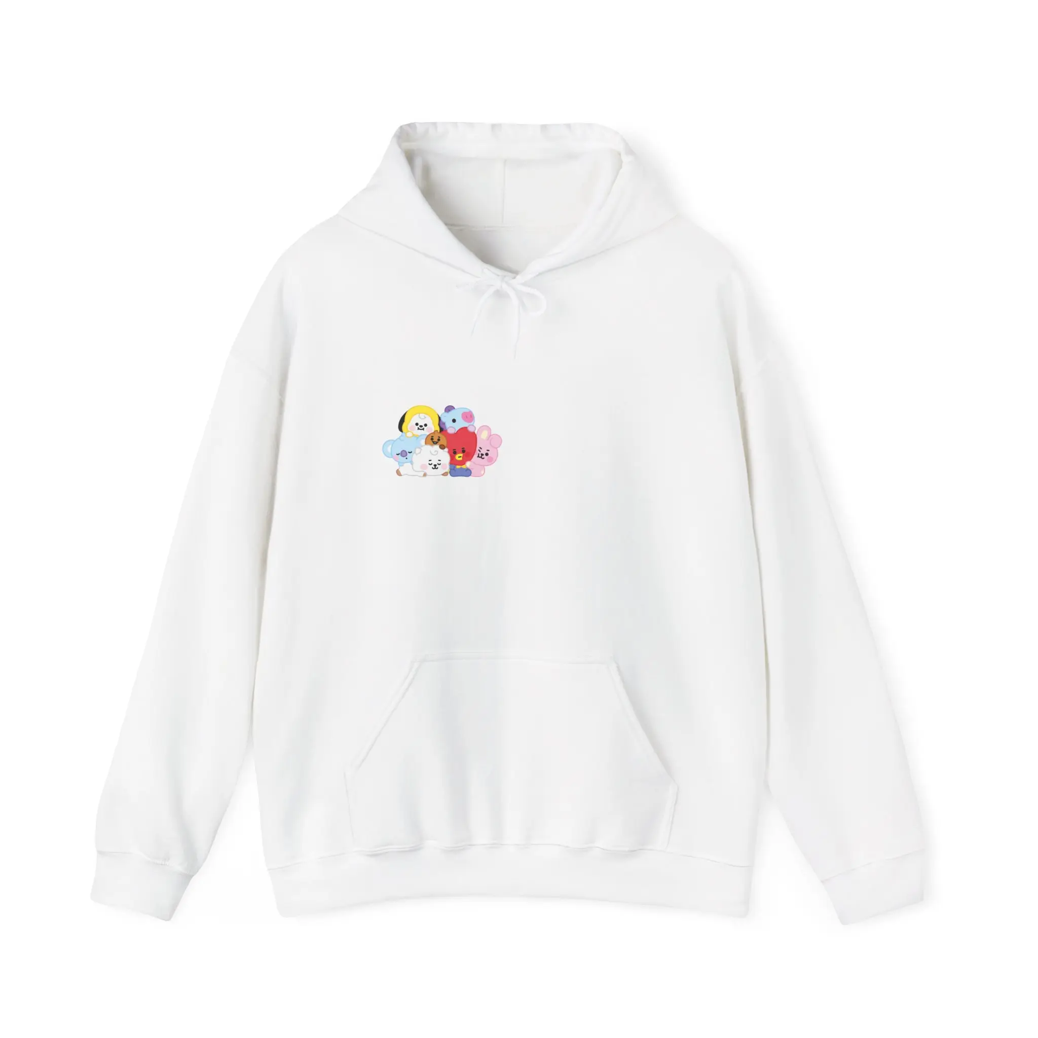 Cute Cartoon Sea Creatures Hoodie | Whale Octopus Crab Graphic
