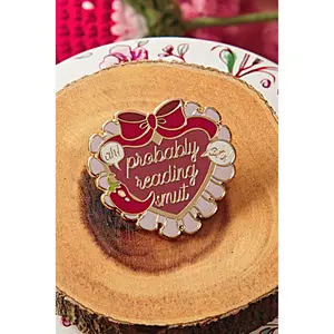 "Probably Reading Smut" Bookish Enamel Pin