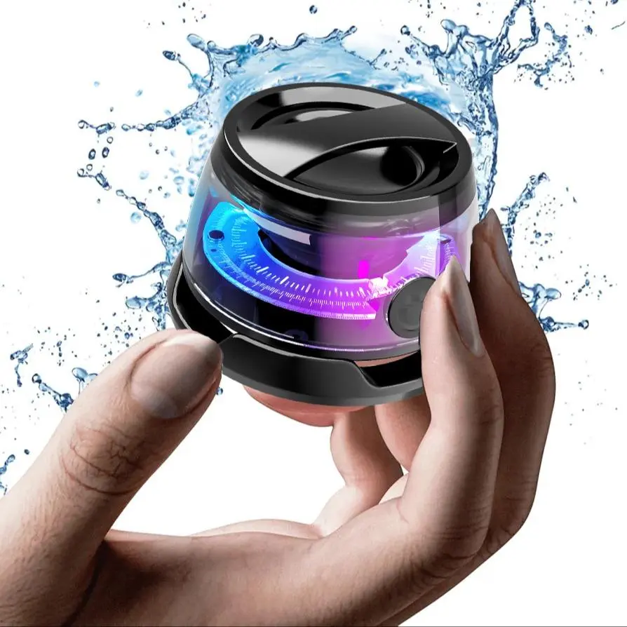 Portable Wireless Speaker, Magnetic Mini Wireless Speaker, Rechargeable Bluetooth-compatible Speaker, Stereo Sound Speaker for Outdoor Cycling & Gaming, Outdoor Wireless Speakers, Mobile Audio, Button