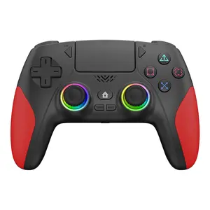Controller for PS-5/PC, Hall Effect Joysticks & Triggers Gaming Controller with Programmable/Remap/Turbo/LED Light Functions, Dual Vibration,3.5MM Headphone Jack,Black
