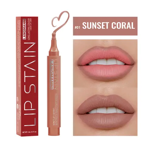 1 pc Matte Lip Liner, Durable Waterproof Non-Fading Formula, Smooth and Easy to Apply, Suitable for Daily Makeup, Cosmetic Lip Liner