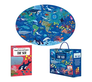 Sassi: Travel, Learn & Explore - The Sea, 205pcPuzzle/Book