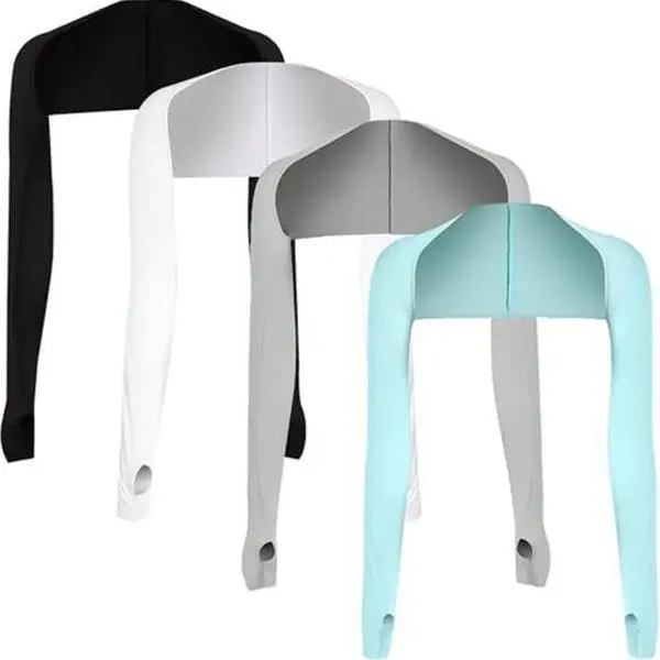 4-Pack Summer Sun Sleeves | UV Protection Shrug with Thumb Holes for Active Women 4-Pack Summer Sun Sleeves | UV Protection Shrug with Thumb Holes for Active Women
