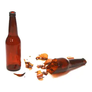 NewRuleFX Breakaway Beer Bottle SMASHProp - Special Effect- Plastic Breaks Safely on Impact! for Videos, TV, Movies, Theatre,  Kitchen,