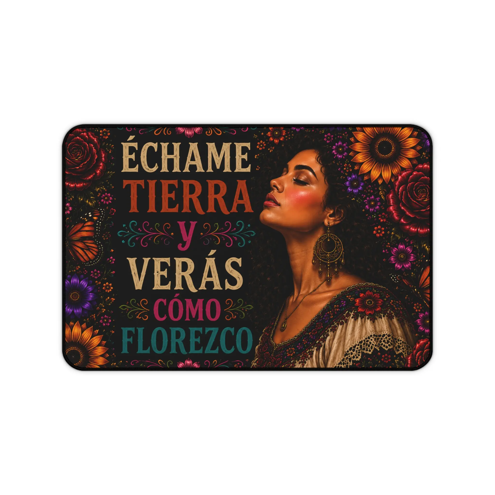 Bloom Collection Desk Mat - Household Textile Desktop Mat for Office & Home Use