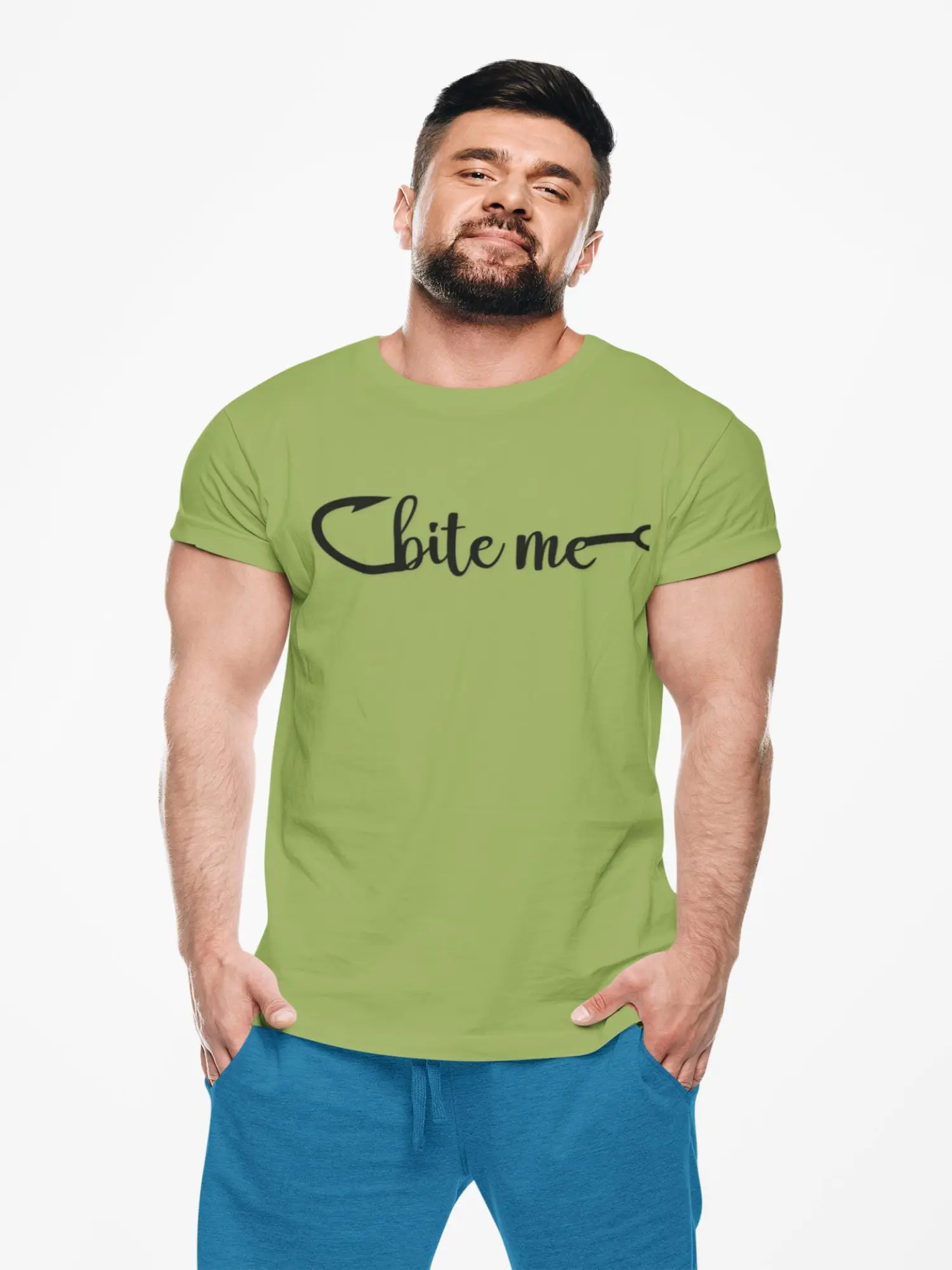 Bite Me Unisex Softstyle T-Shirt, Funny Graphic Tee, Casual Wear, Gift for Friends, Humor Shirt