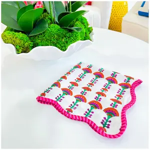 Eugenie Tablecloths, Placemats & Scalloped Dinner Napkins