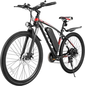 Vivi Electric Bike, 27.5" Thunder Electric Bike for Adults, Peak 1000W Ebike 22MPH Electric Mountain Bike with 48V 499.2WH Battery, Up to 50 Miles, 21 Speed Adult Electric Bicycles