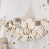Boho Style Woven Toy Hammock, 1 Count Creative Plush Toy Storage Net, Teddy Bear Storage Organizer, Toy Hanging Bed for Bedroom Decor, Decorative Basket, Bohemian Basket, Shelves, Hanging Baskets