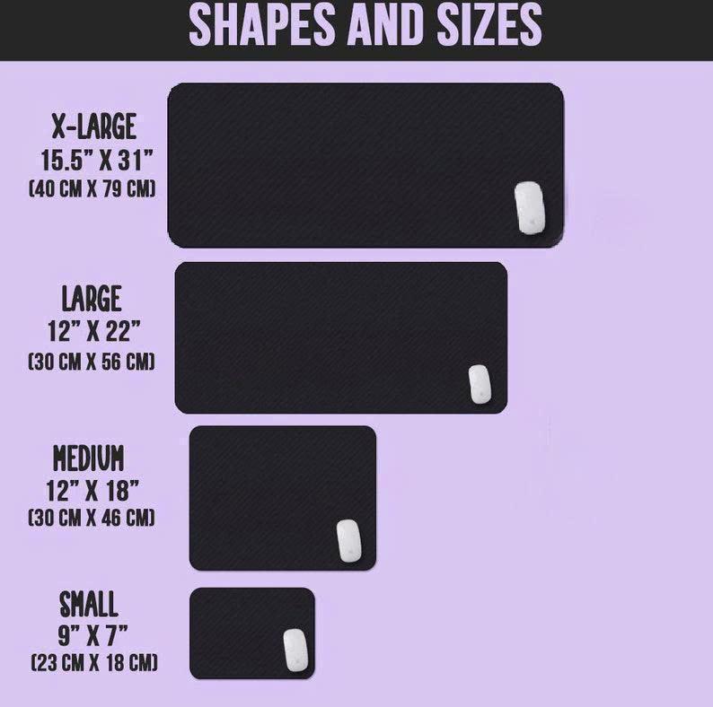 Shark Bape Mouse Pad - Multicolor Camo Hypebeast Gaming Desk Mat, Desk Mat, PC Accessories.