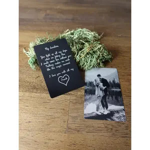 Memories in Aluminum: Personalized Photo Wallet Card