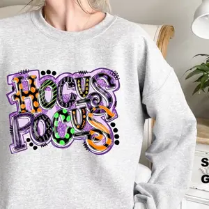 11” DTF Direct to Film Transfer - Hocus Pocus - Ready to Ship