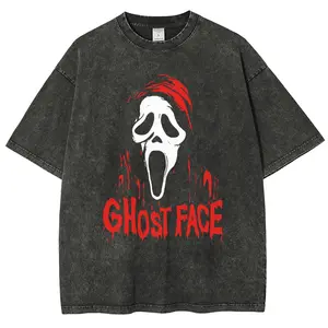 Ghostface Vintage Tee 90s Graphic Tees Men's t Shirts Graphic Tee t Shirts Funny Graphic Tee Good Graphic Tees Men's Graphic Tees Streetwear Outfits Men Vacation Outfits Oversized Tshirt Men