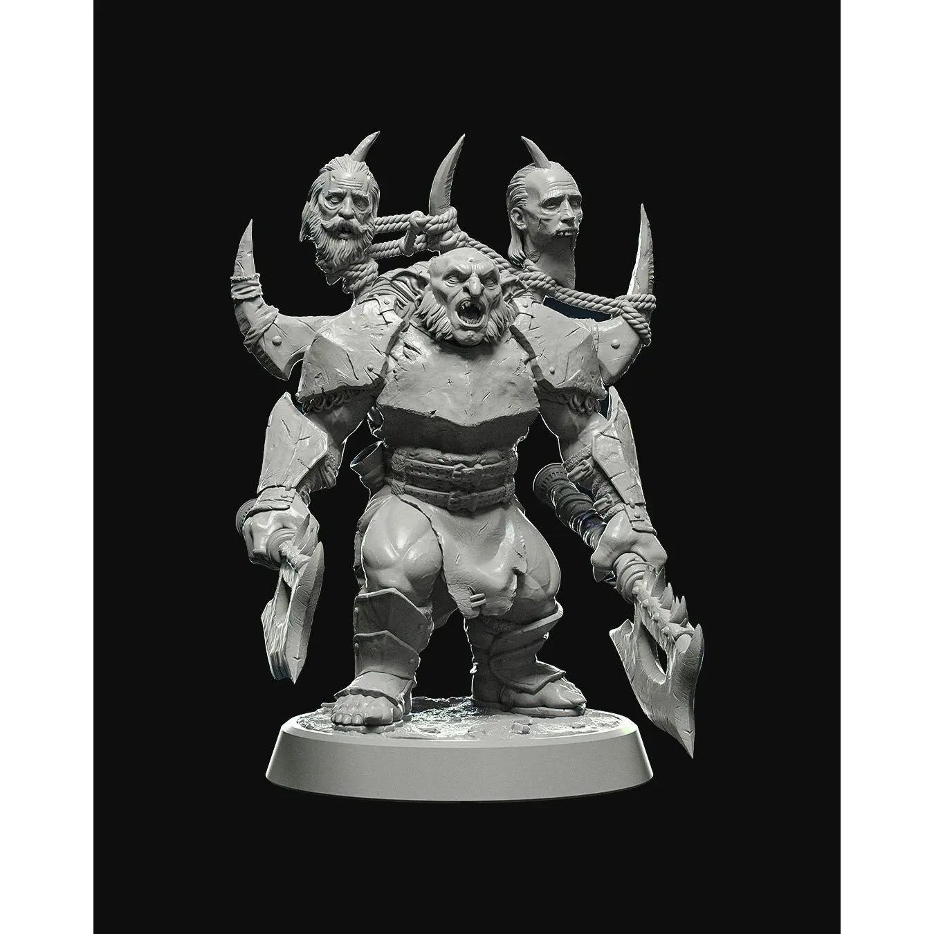 Handmade 3D Polyresin Goblin Invasion Hobbs Miniature - Customizable, Paintable Decor, Tabletop RPG Gaming Accessory, Home Decor Statue Prints