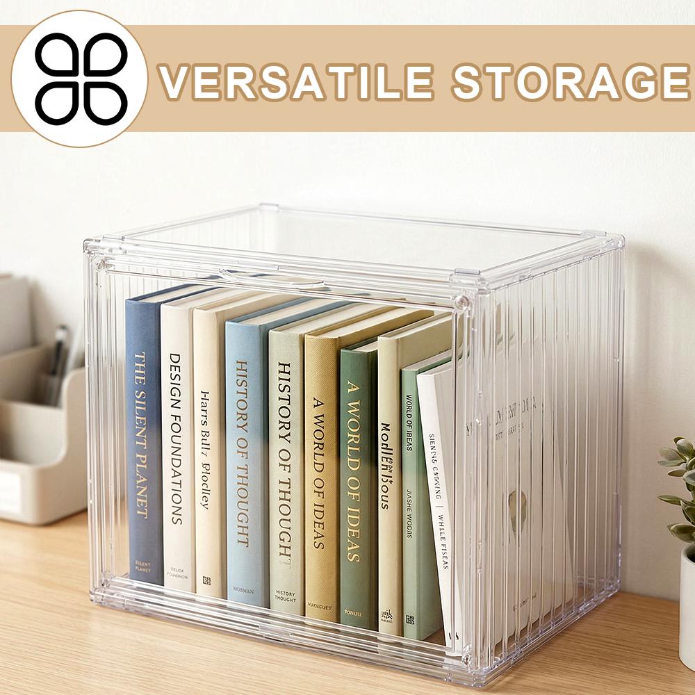 【Visible beauty】3 Tiers Clear Acrylic Display Case,Dustproof Step Shelf,Stackable Display Box for Figures Showcase Anime Cars/Jewellery/Bag Household Storage Box for Idle Items