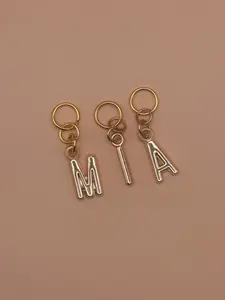 Custom Name/Initial Stitch Marker - Gold
