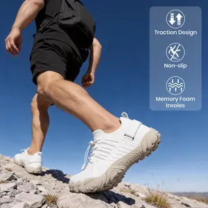 Zorwalk barefoot shoes for men and women — minimalist barefoot sneakers, cross-training athletic shoes with a wide toe box and zero-drop outsole for hiking and walking