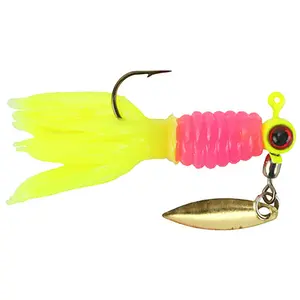 Mr. Crappie Sausage Head Jig Pre-Rigged w/Crappie Thunder Soft Plastic