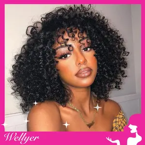 Wellyer Curly 5x5 HD Lace Wig – Glueless & Beginner-Friendly, Natural Black, Full Volume for Effortless Party Glam & Everyday Style
