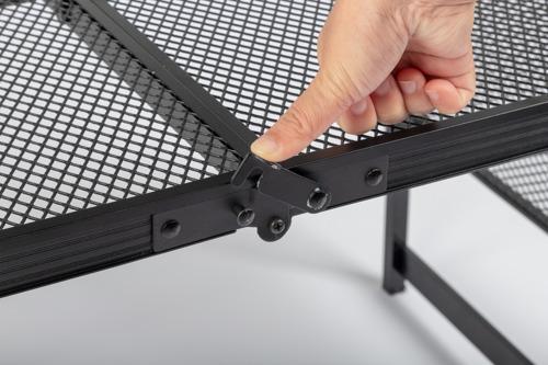 Camping Table, Folding Camping Table with Storage, Portable, Lightweight,  Aluminum Outdoor Table for BBQ, Picnic, Camping, Hiking, Beach, and Indoor