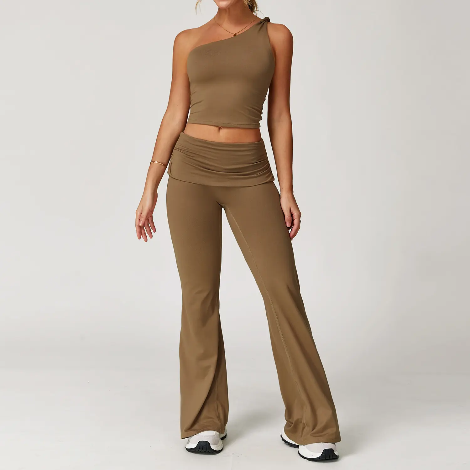 Women's Yoga Exercise Set, Casual Sexy Outdoor Running U-Back Top, Comfortable Tight-Fitting Long Pants, High Neck Sleeveless Jacket Women's Yoga Exercise Set, Casual Sexy Outdoor Running U-Back Top, Comfortable Tight-Fitting Long Pants, High Neck Sleeveless Jacket