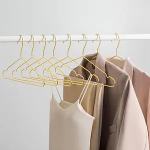 10-Pack Metal Clothes Hangers with Non-Slip Design, Durable Standard Size for Coats Suits Dresses Shirts Pants