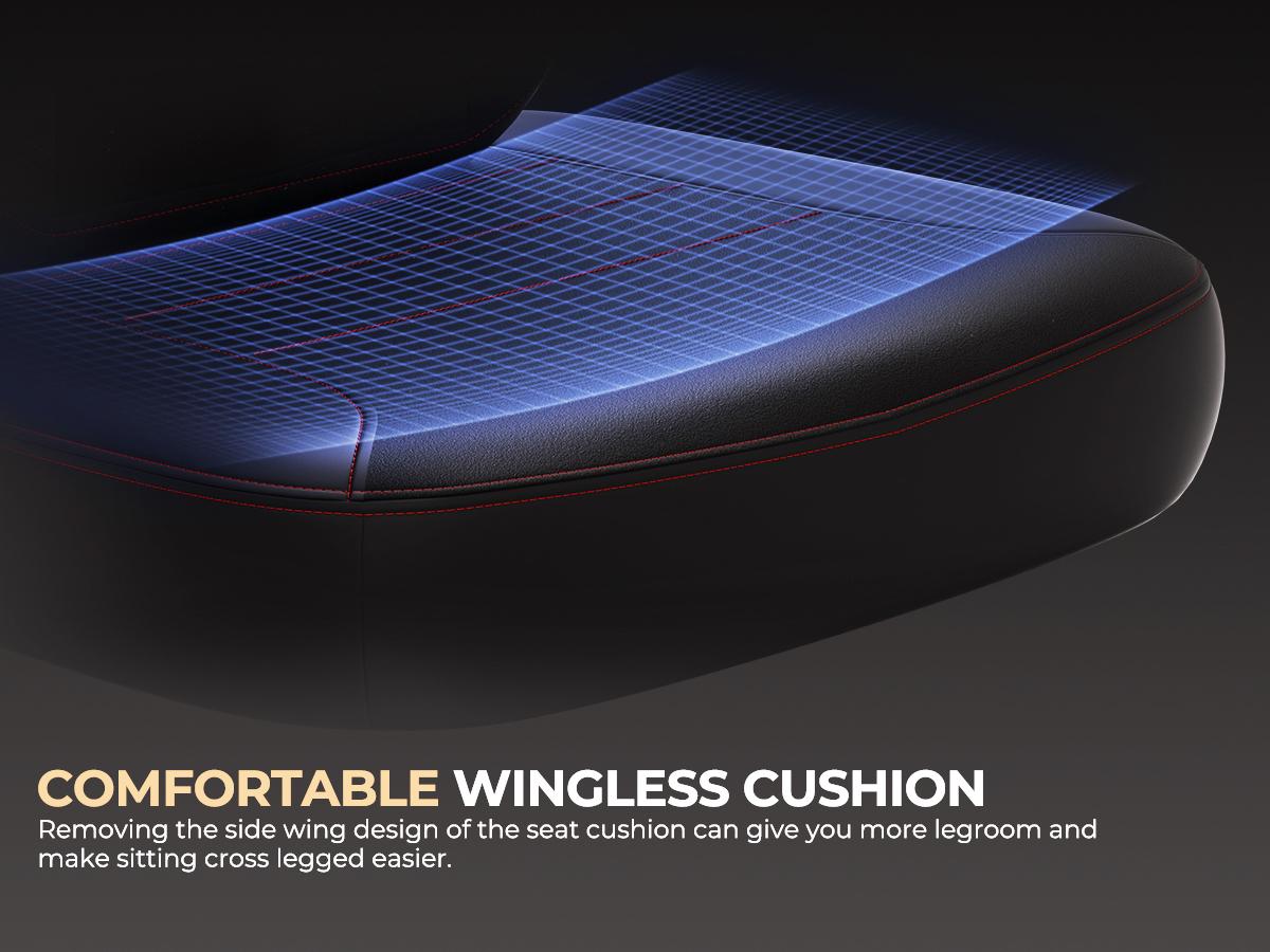 Dowinx Fabric Gaming Chair with Footrest,Big and Tall Game Chair for Heavy People, Gamer Chair with Massage Lumbar Support,Ergonomic Computer Gaming Chair for Adults