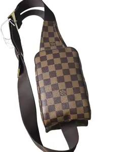 Pre-owned Louis Vuitton Spain Crossbody Bags Damier Ebene Geronimo CA0014