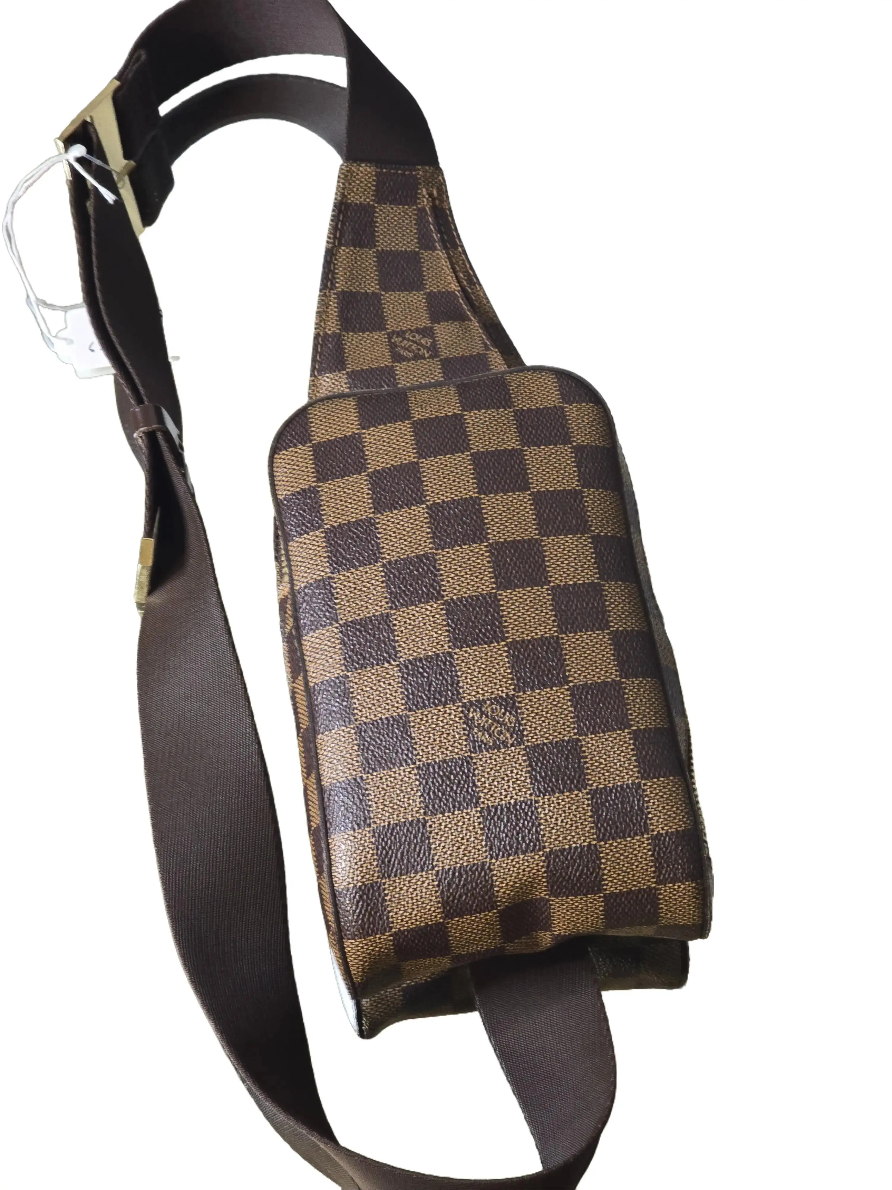 Pre-owned Louis Vuitton Spain Crossbody Bags Damier Ebene Geronimo CA0014