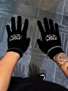 Vintage Gothic Style Gloves for All Seasons, Anti-Slip Design for Tight Fit, Must-Have Fashion Accessory