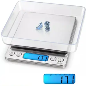 Small Digital Food Scale, Ounce OZ And Gram Scale, Kitchen Scale 3000g 0.1g High Precision For Baking, Soap Making, Jewelry