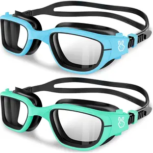 Swim Goggles, Swimming Goggles for   3-14 Anti-Fog UV Protection No Leak Pool Glasses for Boys Girls