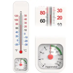 Outdoor/Indoor Thermometer Hygrometer Humidity  Temperature Humidity Gauge Meter with Celsius/Fahrenheit (?/?) for Patio Field Cellar Garden Greenhouse Closet by