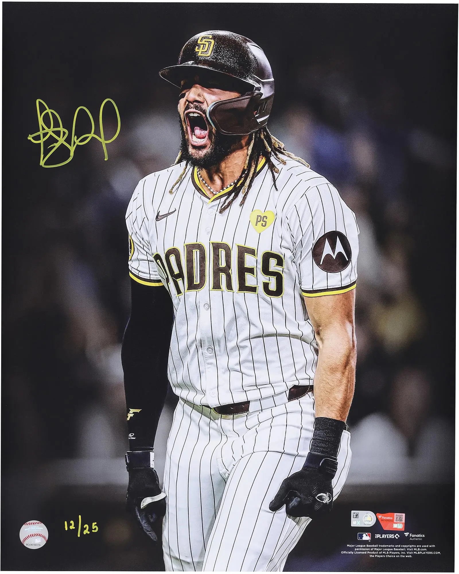 Fernando Tatis Jr. San Diego Padres Autographed 16" x 20" Unleashed Spotlight Photograph - Limited Edition of 25 - Fanatics Authentic Certified