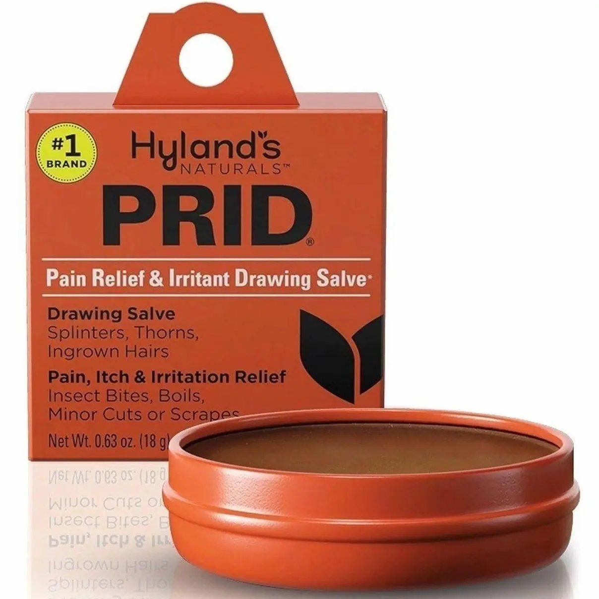 PRID Drawing Salve, Topical Skin Irritation Relief, For Splinters, Thorns, Ingrown Hairs, Itch Relief for Bug Bites, Boils, Minor Cuts and Scrapes, 18 Grams