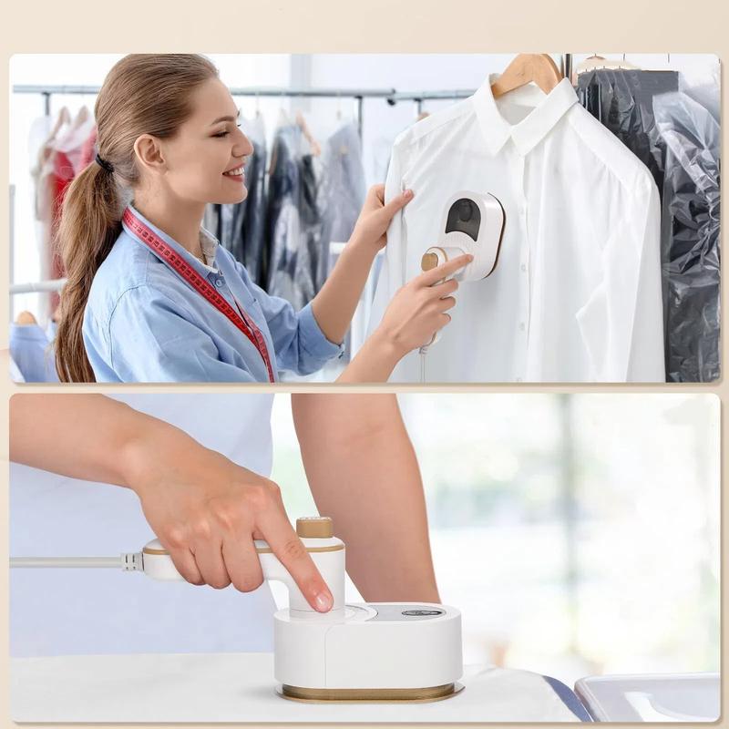 Black Friday Travel Garment Steamer Mini Portable Iron with Steam Function Fast Heating Smooth Finish for Travel