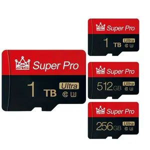 High-Speed Micro SD Card Storage, Adapter Included, Compatible with Tablets Cameras Phones, 4K Ultra HD, Psp Games, Car Computers