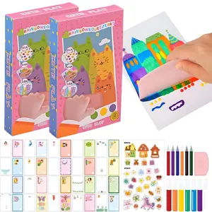 Rainbow Magic Scratch Art Set, 20 Premium Scratch Paper Sheets with 7 Color Tools, Gifts Create Floating Masterpieces & Postcards, Creative Christmas Gift,With Stickers