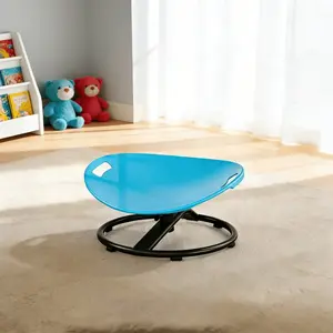 Multi-Scene Swivel Seat: Stable Anti-Skid Base & Lightweight. Perfect for Living Room, Study, Training Center - Easy To Move & Clean Swivel Chair