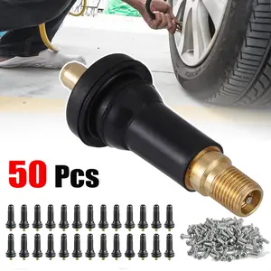 Dazone 50Pcs Snap-in Tire Pressure Sensor Valve Stem Replace 17-20008 Compatible with Ford Chevrolet Dodge Chrysle Buick Ram Cadillac Pontiac Subaru Lincoln
