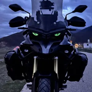Car Reflective Sticker Luminous Devil Eye Decal Stereo Monster Eye Safety Warning for Motorcycle Helmet Bike Night Riding Decals